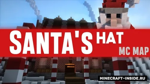 Santa's Hat — Minecraft xarita, rasm 1