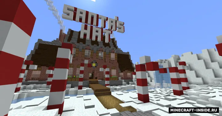 Santa's Hat — Minecraft xarita, rasm 2