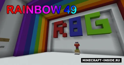 Rainbow 49 — Minecraft xarita, rasm 1