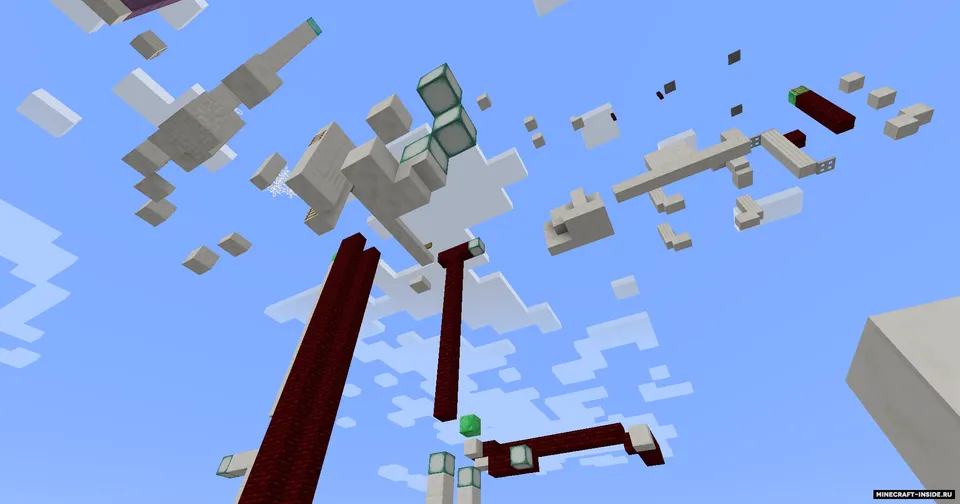 GL HF Parkour — Minecraft xarita, rasm 3