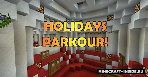Holidays Parkour! — Minecraft xarita, rasm 1