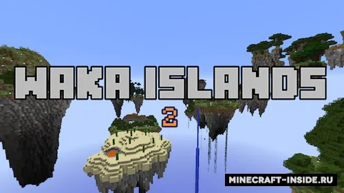 Waka Islands 2 — Minecraft xarita, rasm 1