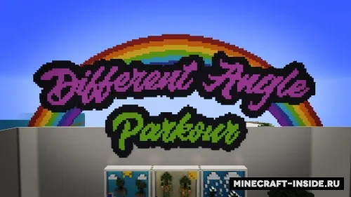 Different Angles Parkour! — Minecraft xarita, rasm 1