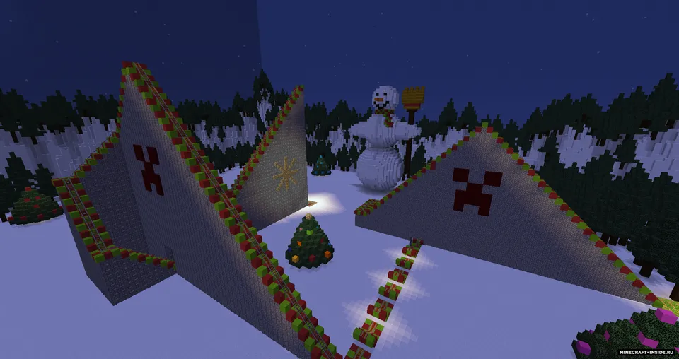 Journey To The Christmas Tree — Minecraft xarita, rasm 2