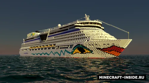 MS AIDAluna — Minecraft xarita, rasm 1
