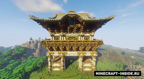 Nikko Toshogu Shrine — Minecraft xarita, rasm 1
