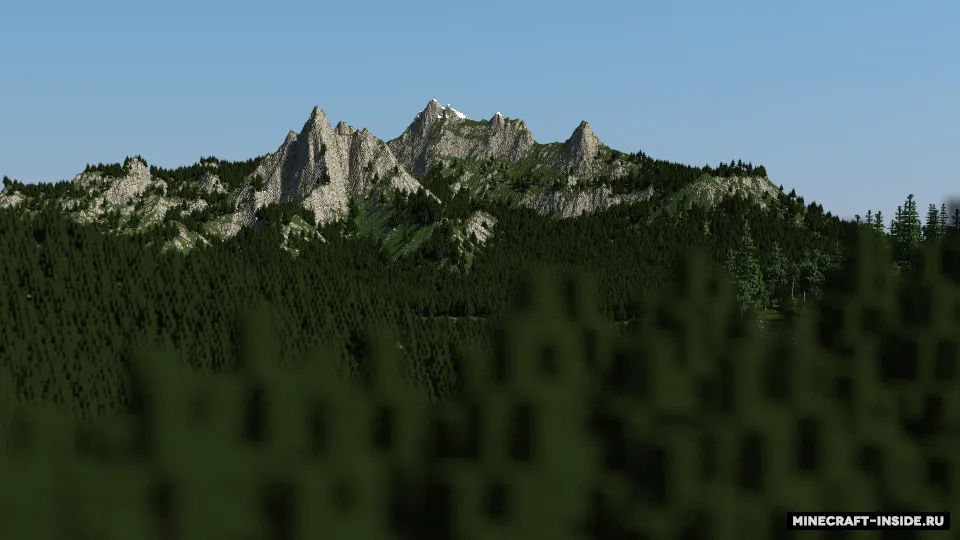 Beautiful Mountains — Minecraft xarita, rasm 2