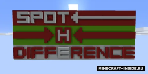 Spot The Difference: Christmas Edition! — Minecraft xarita, rasm 1