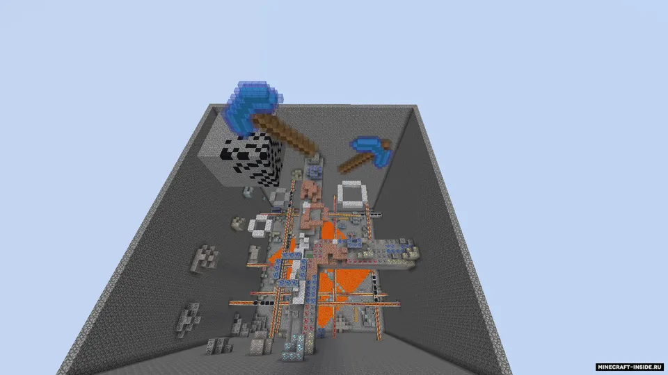 Rainbow Parkour (Dropper) — Minecraft xarita, rasm 4