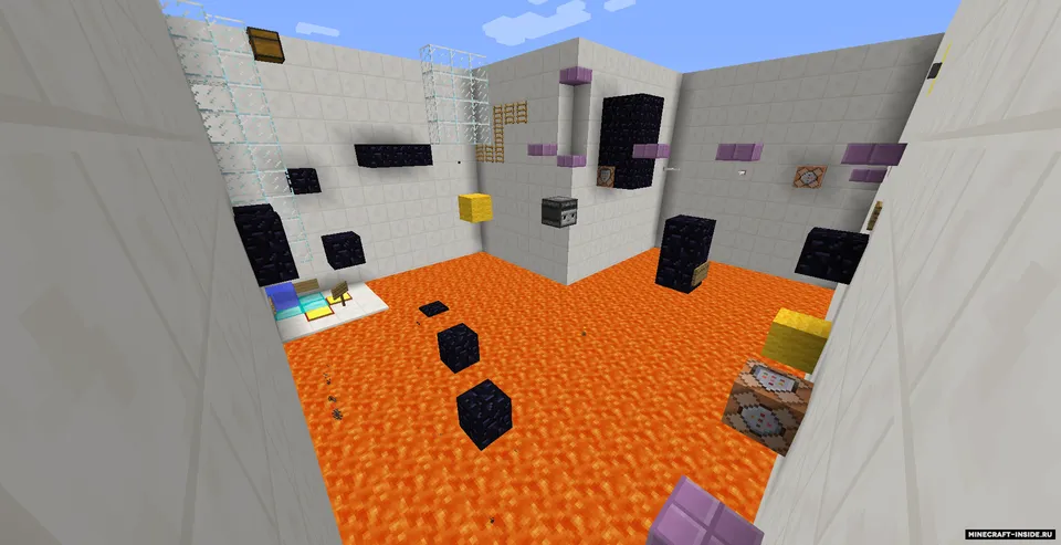Sprint Lava Parkour 2 — Minecraft xarita, rasm 2