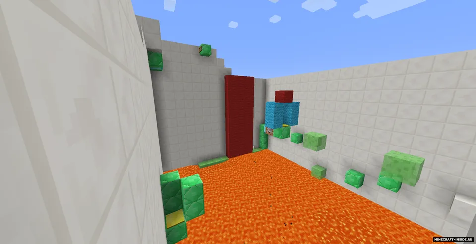 Sprint Lava Parkour 2 — Minecraft xarita, rasm 4