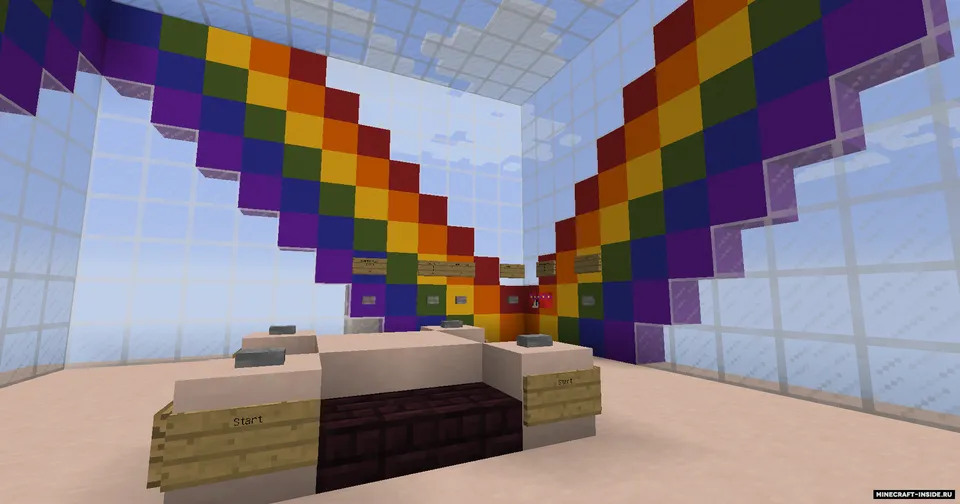 Peaceful Mob Parkour — Minecraft xarita, rasm 5
