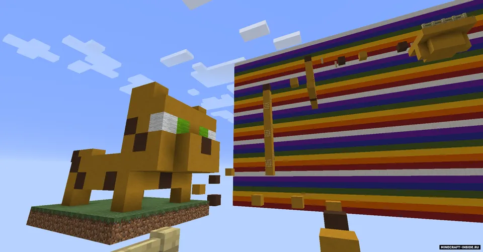 Peaceful Mob Parkour — Minecraft xarita, rasm 6