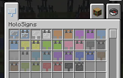 HoloSigns — Minecraft mod, rasm 3