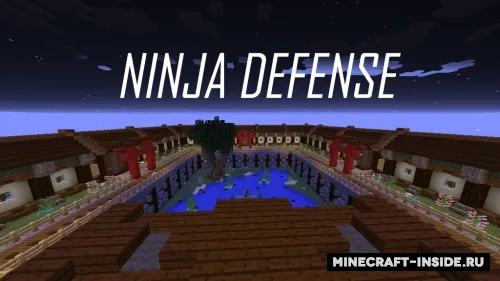 Ninja Defense — Minecraft xarita, rasm 1