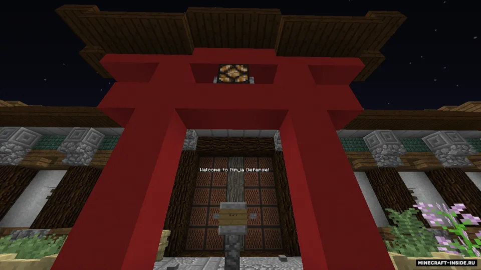 Ninja Defense — Minecraft xarita, rasm 2