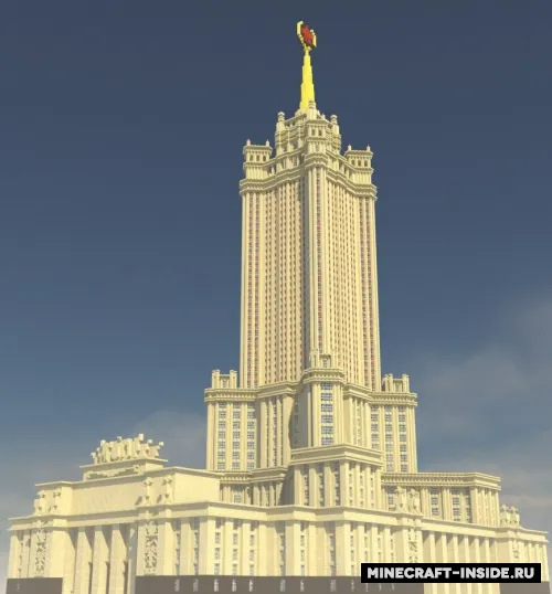 Zaryadyedagi ma'muriy bino — Minecraft xarita, rasm 1
