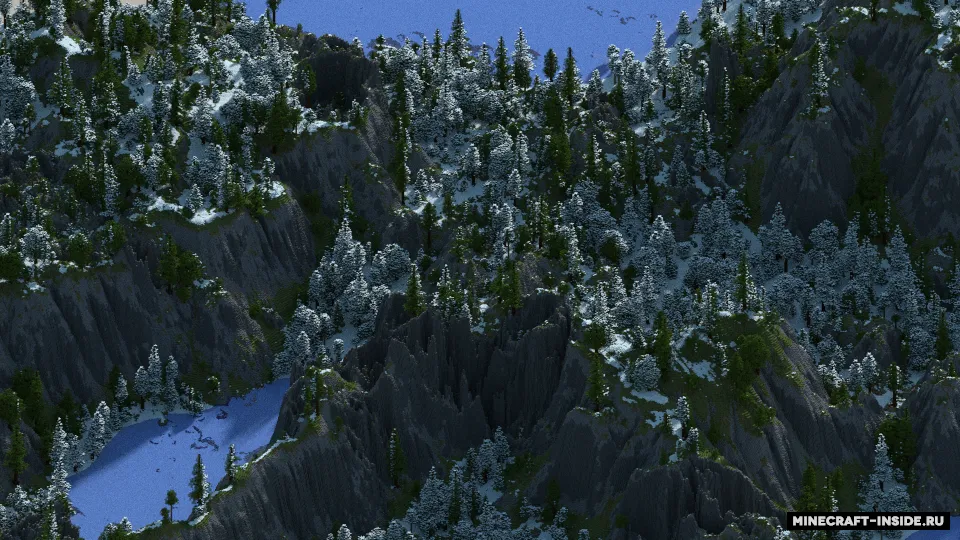 Titan's Creek — Minecraft xarita, rasm 2