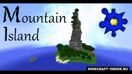 Mountain Island — Minecraft xarita, rasm 1