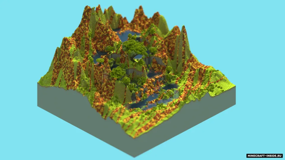 Calico Falls — Minecraft xarita, rasm 3