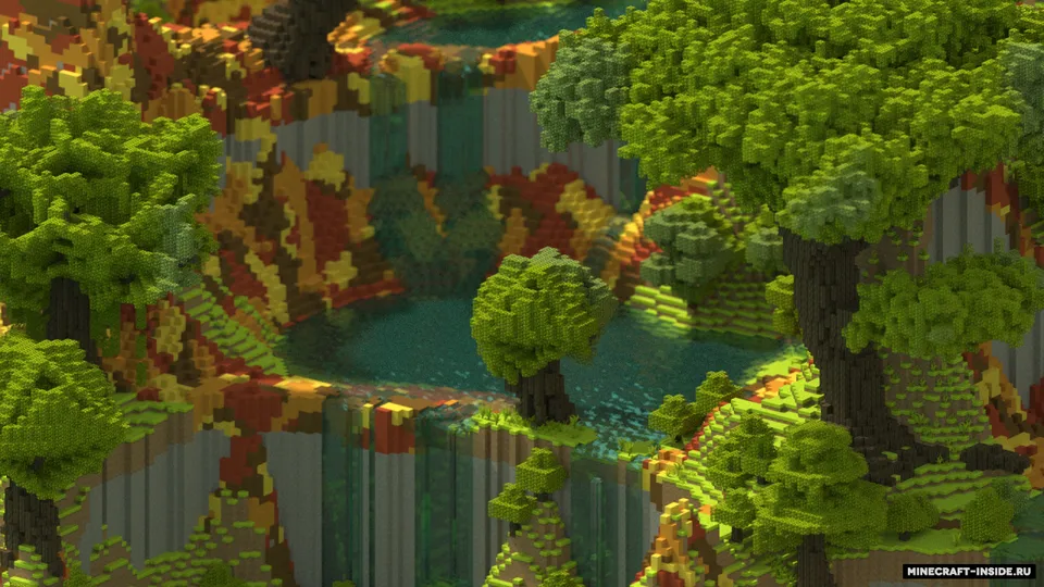 Calico Falls — Minecraft xarita, rasm 4