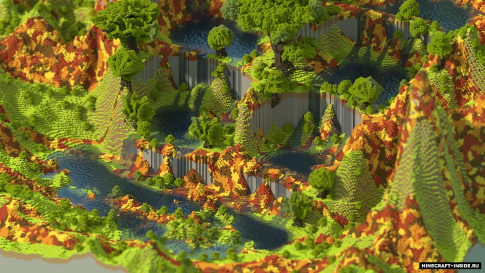 Calico Falls — Minecraft xarita, rasm 5