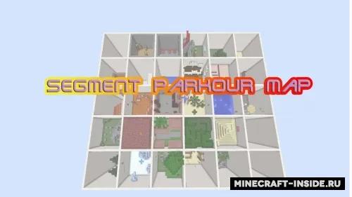 Segment Parkour — Minecraft xarita, rasm 1