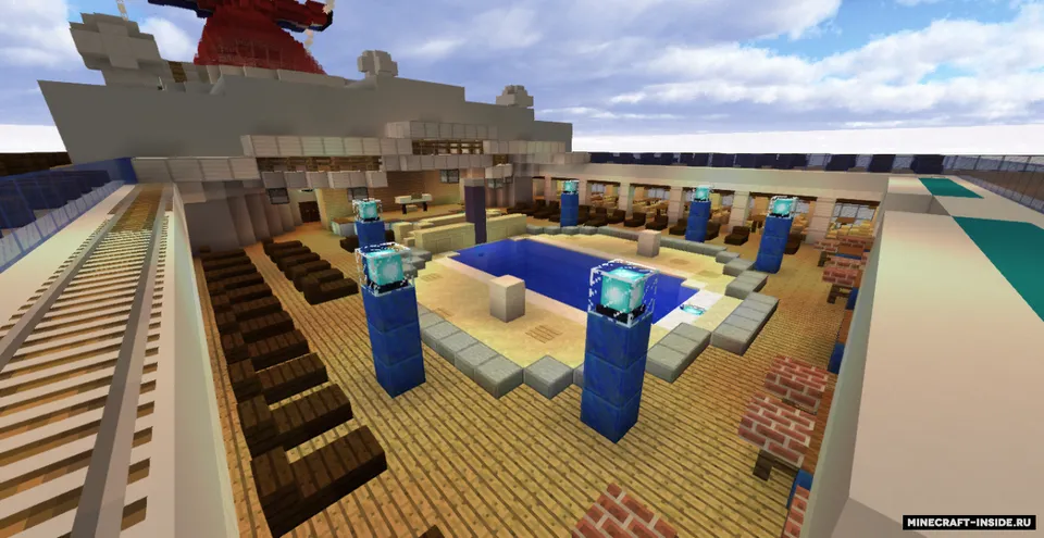 Carnival Legend Ship — Minecraft xarita, rasm 5