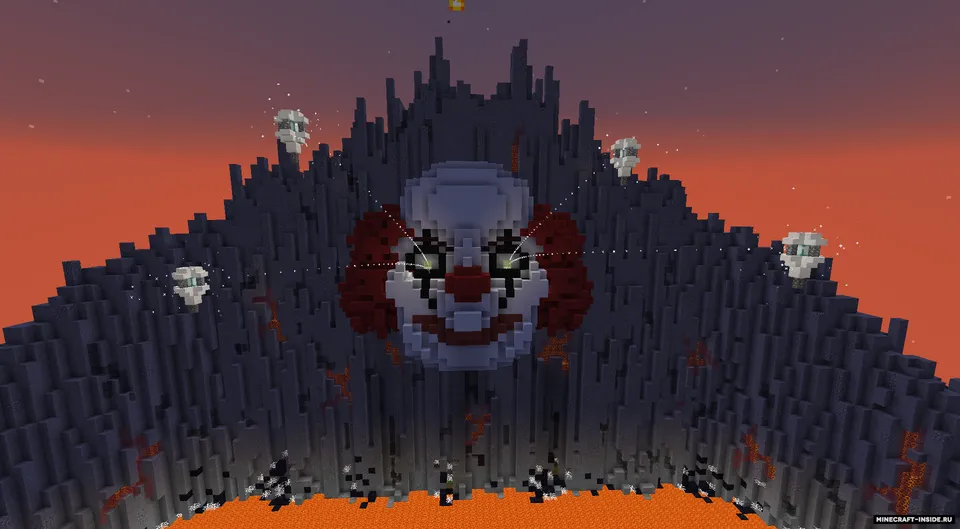 Pennywise Boss Battle — Minecraft xarita, rasm 2