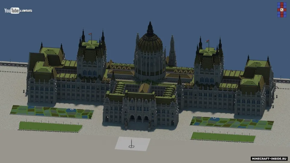 The Hungarian Parliament — Minecraft xarita, rasm 3