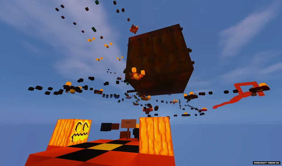 50 Stages Of Easy Halloween Parkour — Minecraft xarita, rasm 3