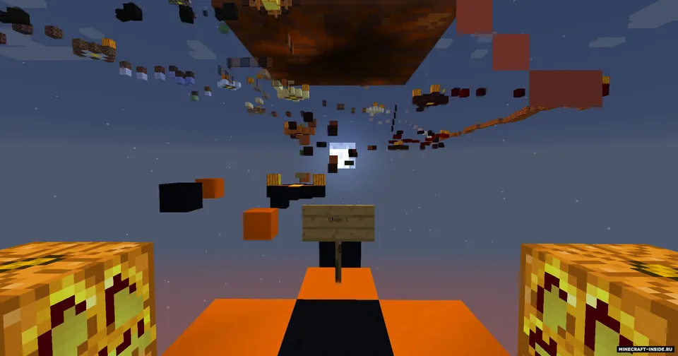 50 Stages Of Easy Halloween Parkour — Minecraft xarita, rasm 5