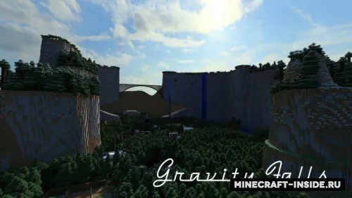 Gravity Falls: Adventure Mode — Minecraft xarita, rasm 1