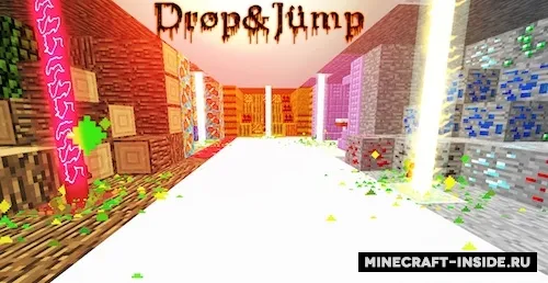 Drop&Jump — Minecraft xarita, rasm 1