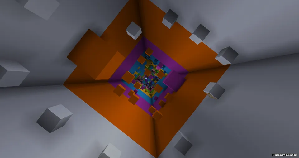 Rainbow Parkour — Minecraft xarita, rasm 3
