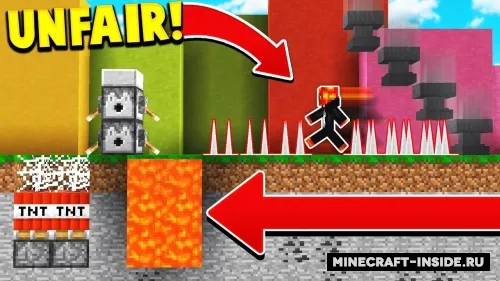 Unfair Minecraft — Minecraft xarita, rasm 1