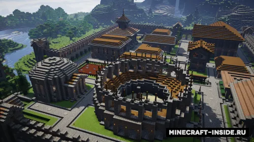 Novum Helinium — Minecraft xarita, rasm 1