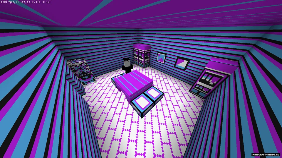 Lavender Town — Minecraft xarita, rasm 4