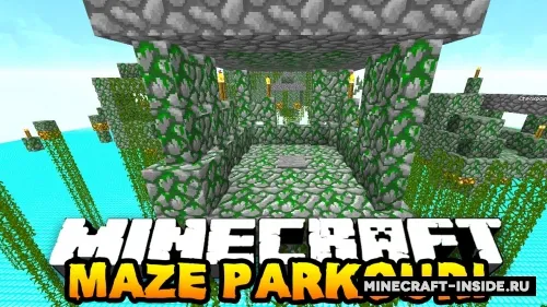 Maze Parkour — Minecraft xarita, rasm 1