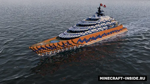 Megayacht Ventus — Minecraft xarita, rasm 1