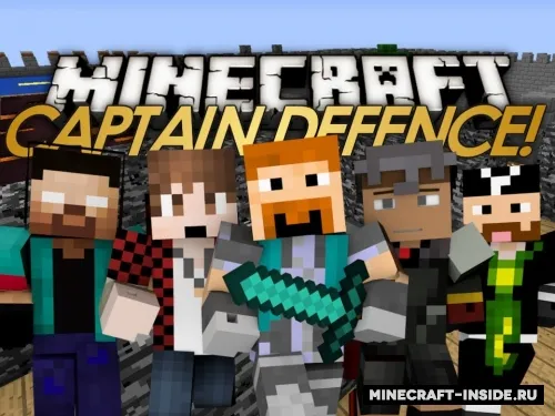 Captain Defence — Minecraft xarita, rasm 1