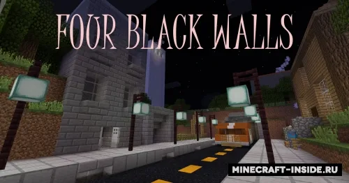 Four Black Walls — Minecraft xarita, rasm 1