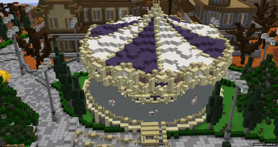 Herofair Amusement Park — Minecraft xarita, rasm 2
