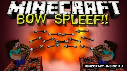 BowSpleef — Minecraft xarita, rasm 1