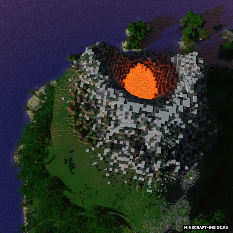 Tropic Volcano-Island — Minecraft xarita, rasm 3