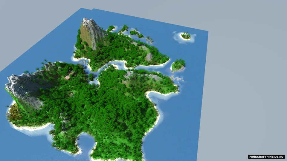 Tropic Volcano-Island — Minecraft xarita, rasm 6