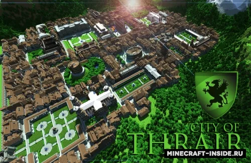 City of Thrair — Minecraft xarita, rasm 1