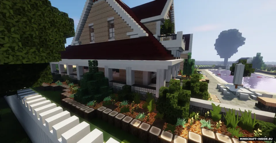 Large Suburban House — Minecraft xarita, rasm 5