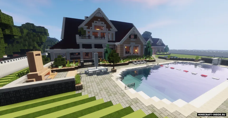 Large Suburban House — Minecraft xarita, rasm 7