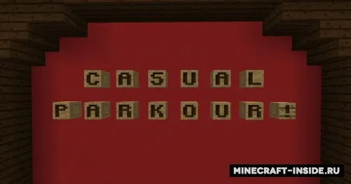 Casual Parkour — Minecraft xarita, rasm 1